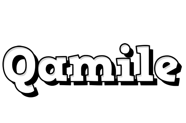 Qamile snowing logo