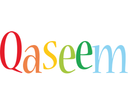 Qaseem birthday logo