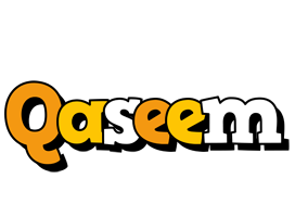 Qaseem cartoon logo