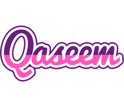 Qaseem cheerful logo