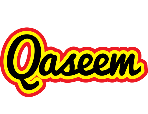 Qaseem flaming logo