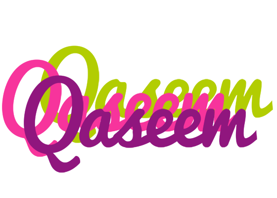 Qaseem flowers logo