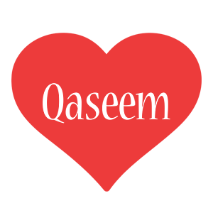 Qaseem love logo