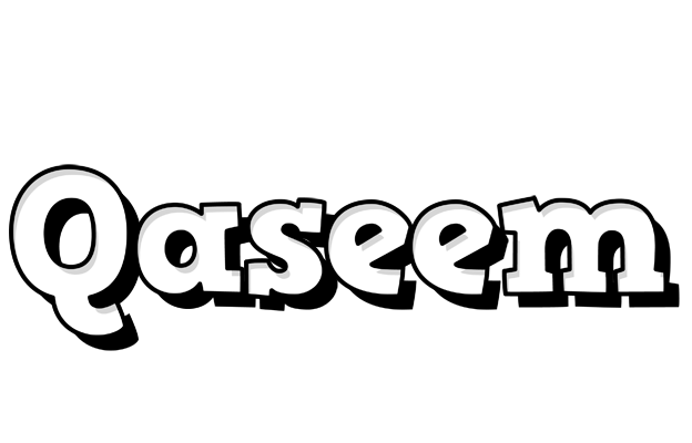 Qaseem snowing logo