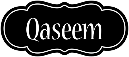 Qaseem welcome logo