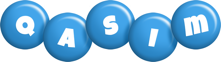 Qasim candy-blue logo