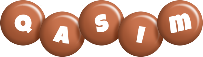 Qasim candy-brown logo