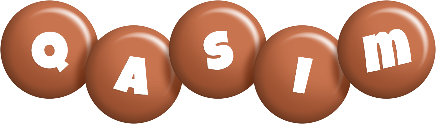Qasim candy-brown logo