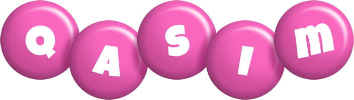 Qasim candy-pink logo