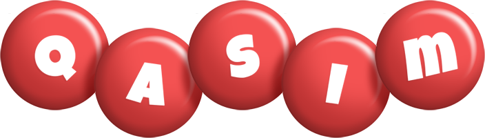 Qasim candy-red logo