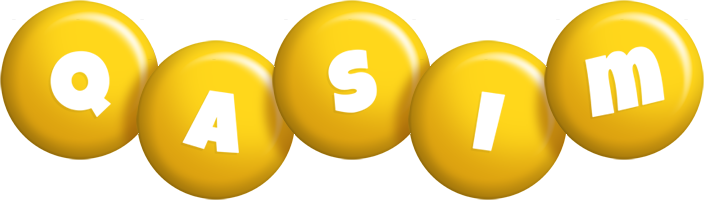 Qasim candy-yellow logo