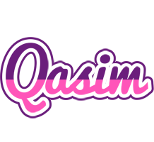 Qasim cheerful logo