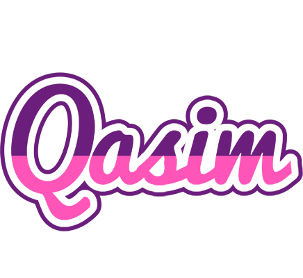 Qasim cheerful logo