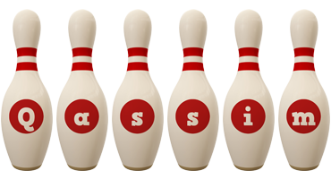 Qassim bowling-pin logo