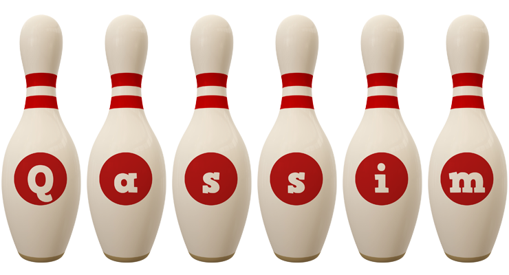 Qassim bowling-pin logo
