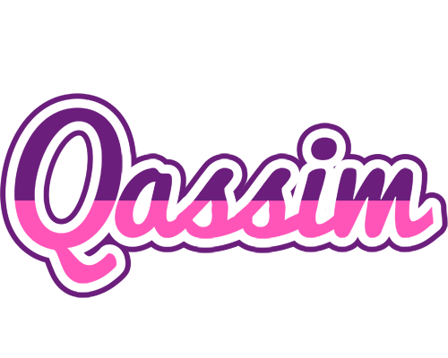 Qassim cheerful logo