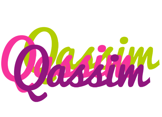 Qassim flowers logo