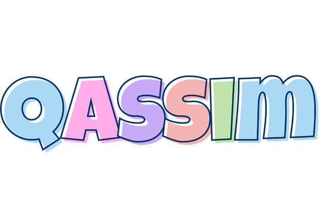 Qassim pastel logo