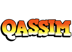 Qassim sunset logo