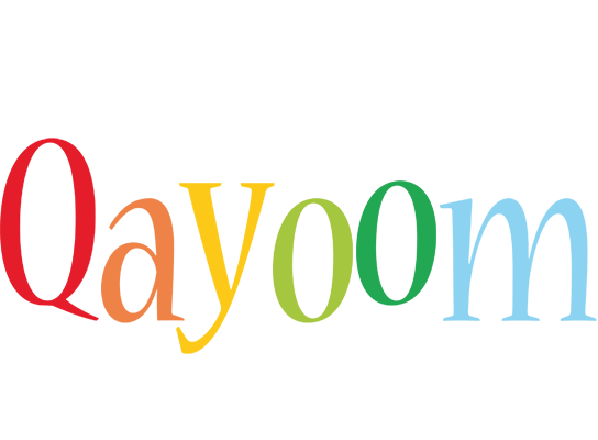 Qayoom birthday logo