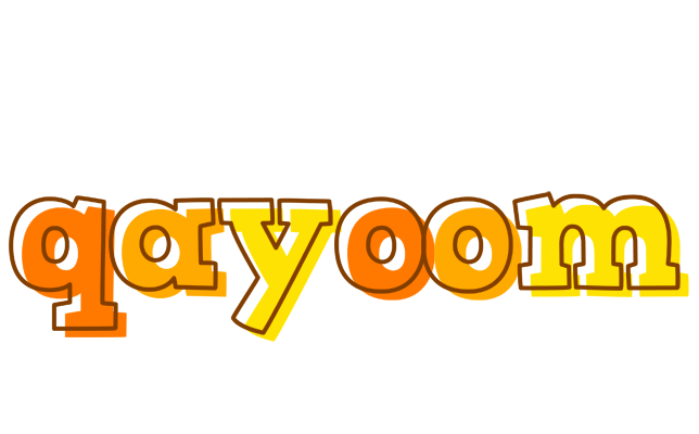 Qayoom desert logo