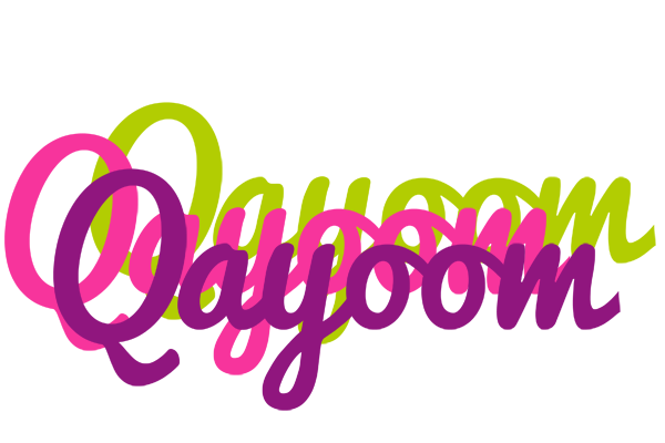 Qayoom flowers logo