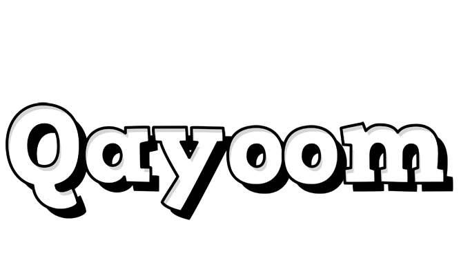 Qayoom snowing logo