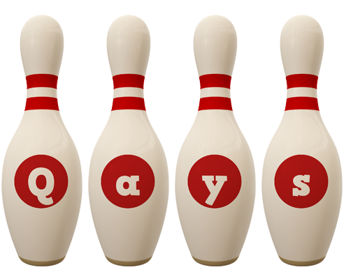 Qays bowling-pin logo
