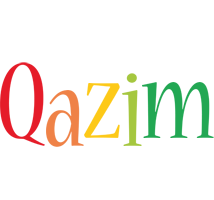 Qazim birthday logo