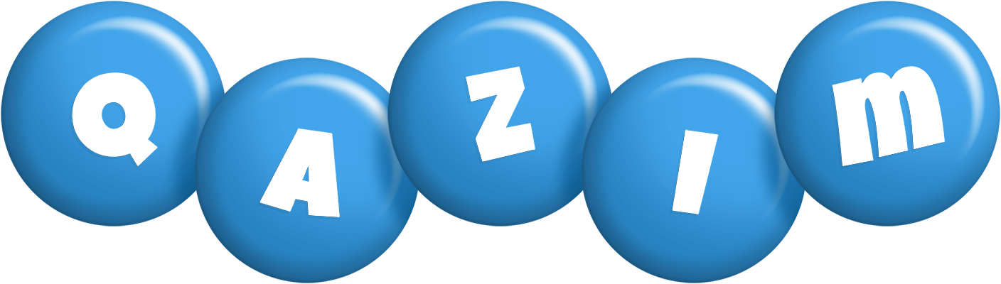 Qazim candy-blue logo