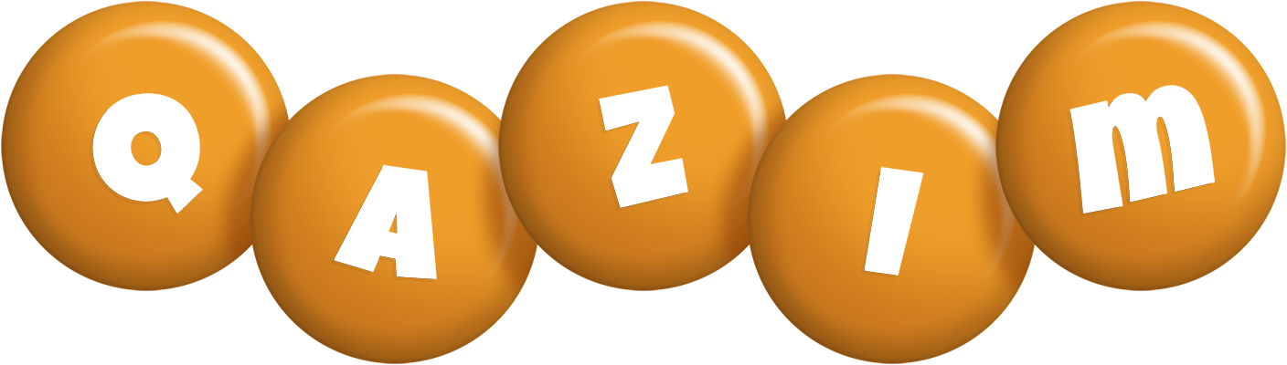 Qazim candy-orange logo