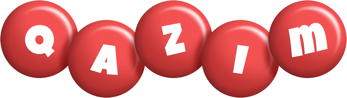 Qazim candy-red logo