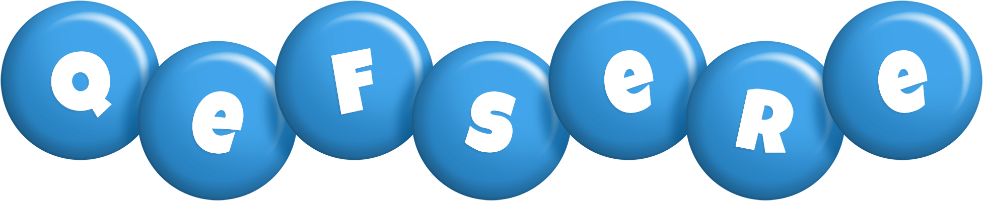Qefsere candy-blue logo
