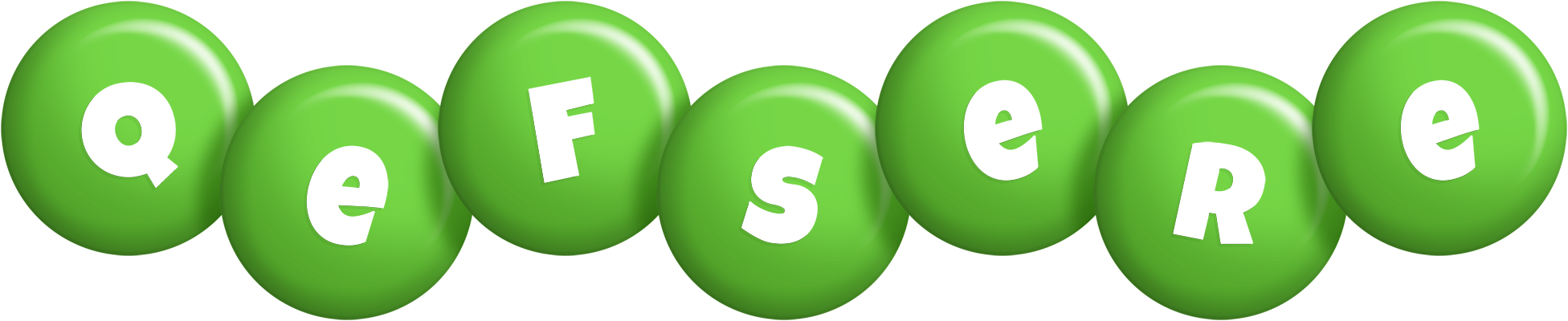 Qefsere candy-green logo