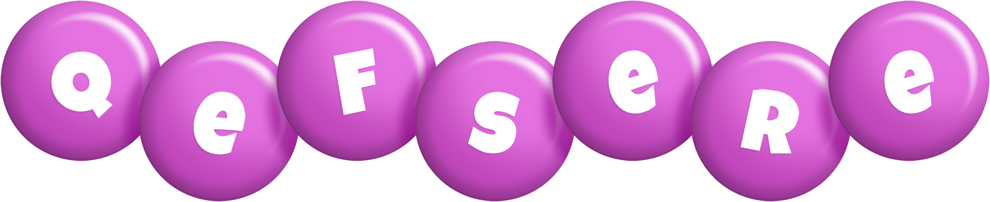 Qefsere candy-purple logo