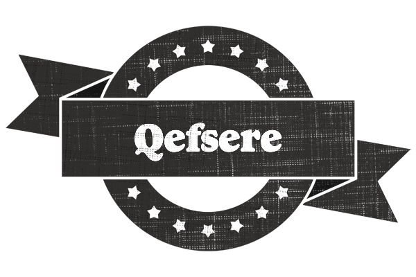 Qefsere grunge logo