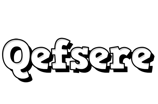 Qefsere snowing logo