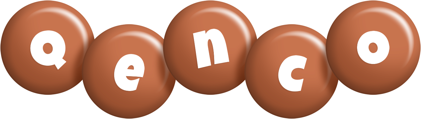 Qenco candy-brown logo