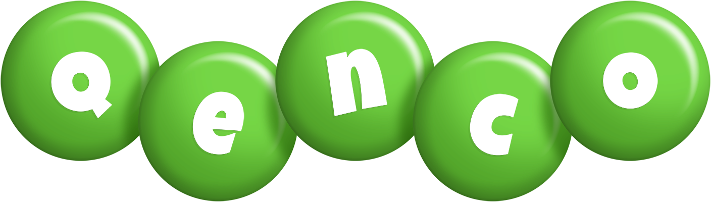 Qenco candy-green logo