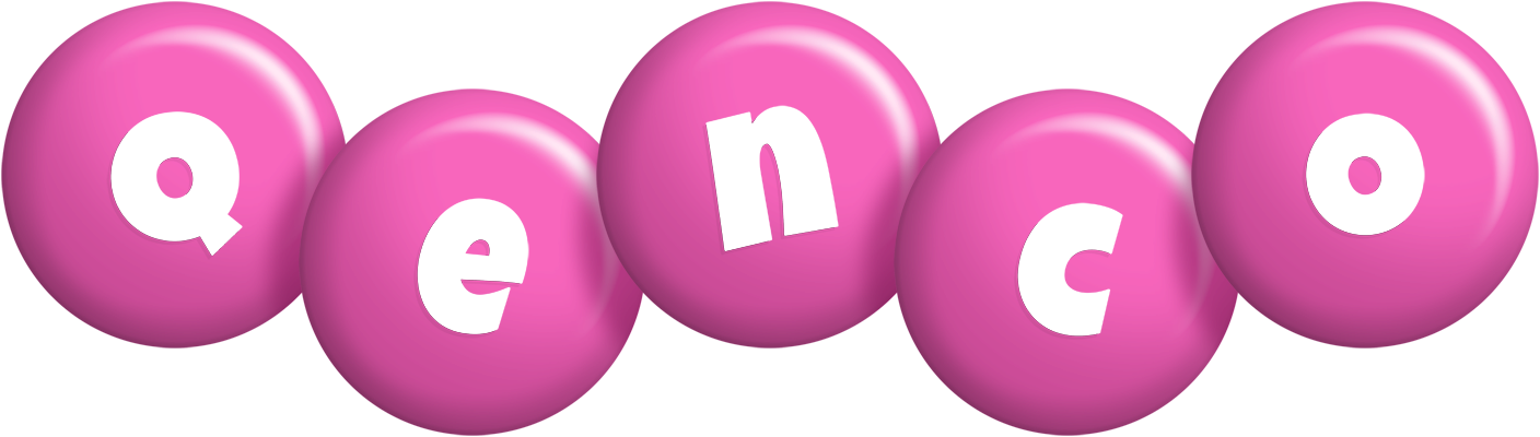 Qenco candy-pink logo