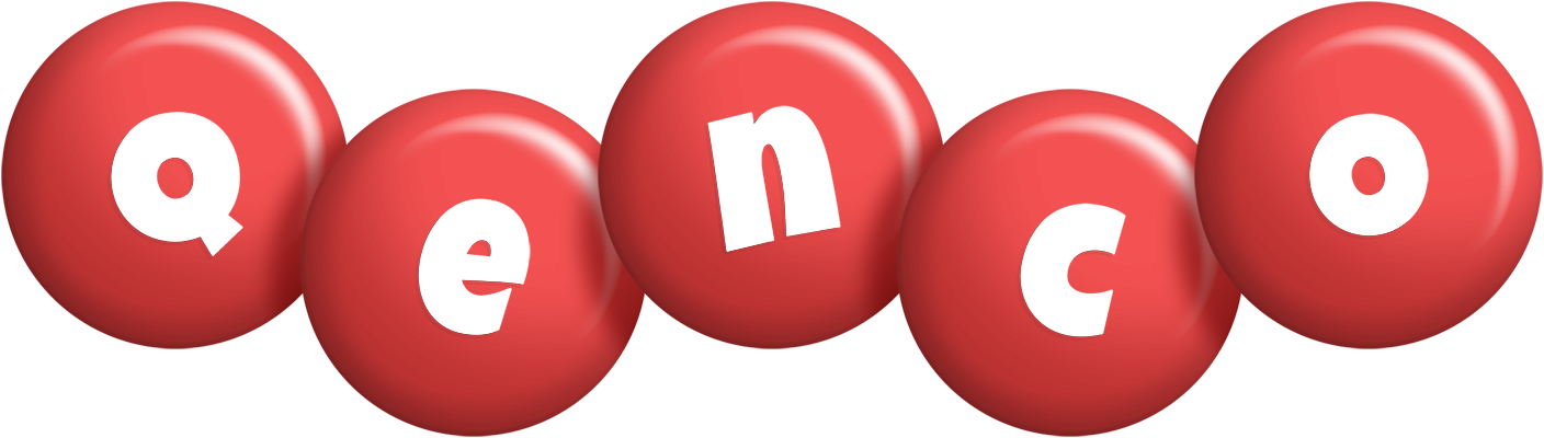 Qenco candy-red logo