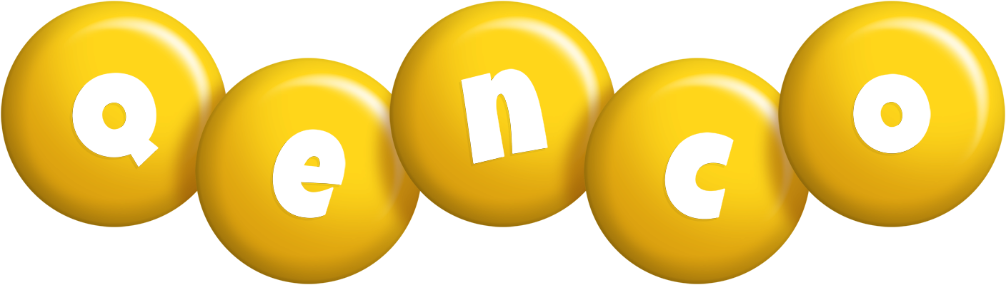 Qenco candy-yellow logo