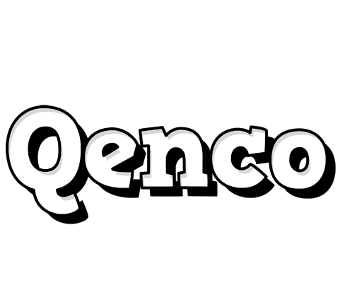 Qenco snowing logo