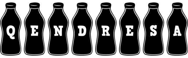 Qendresa bottle logo