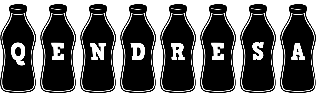 Qendresa bottle logo