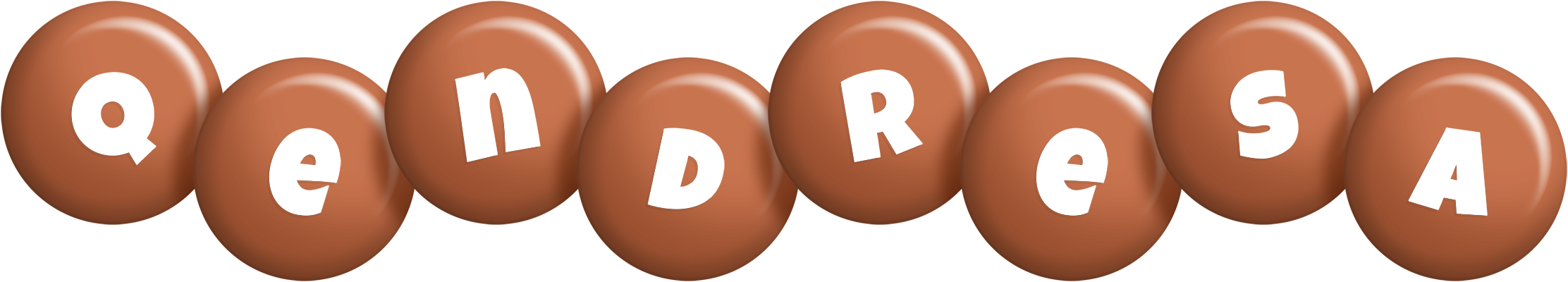 Qendresa candy-brown logo