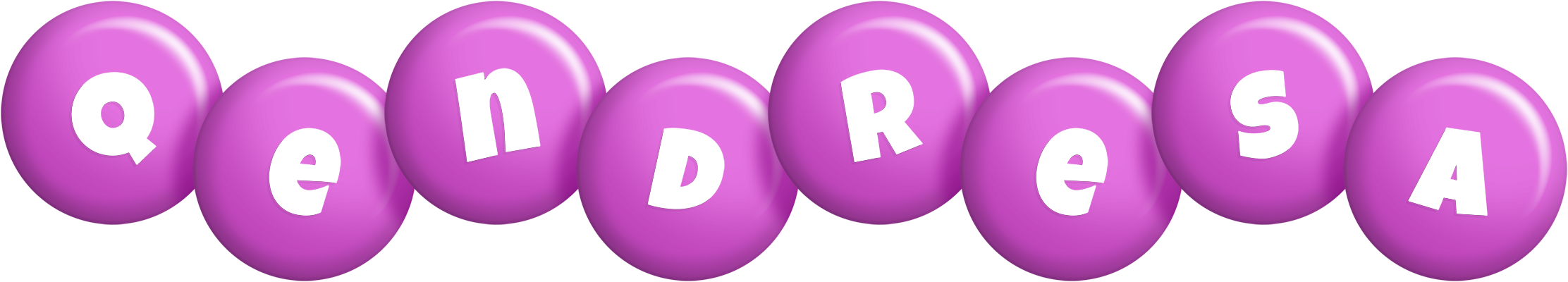 Qendresa candy-purple logo