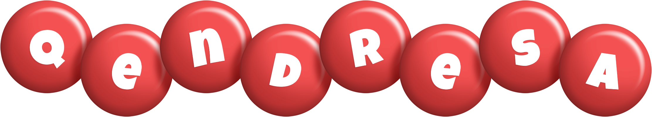 Qendresa candy-red logo