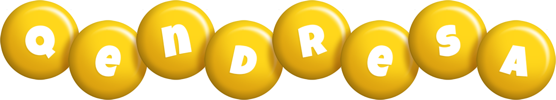Qendresa candy-yellow logo