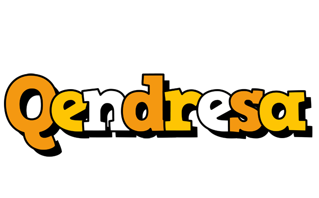 Qendresa cartoon logo